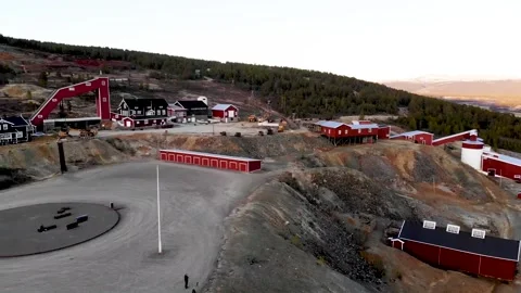 Folldal mine Video stock 132107836