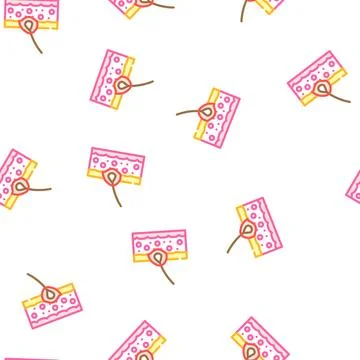 Folliculitis skin disease problem vector seamless pattern Stock Illustration