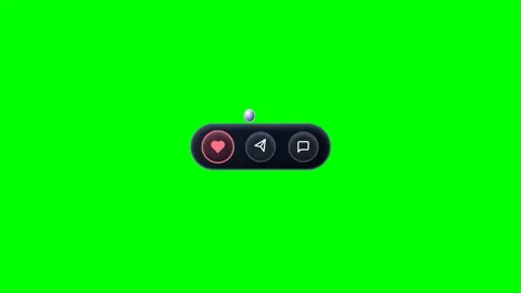 Follow 3D Flip Sequence Social Card Green Screen Motion 스톡 동영상 346968835