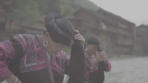Follow the camera from multiple angles to slowly in GuangXi. Stock Footage 250770010