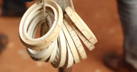 Follow Focus Marking Disk Set is a professional camera accessory Stock Footage 324160865