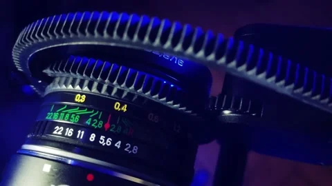 Follow Focus when shooting video Stock Footage 237876385