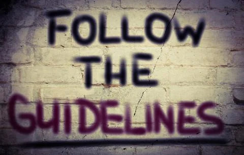 Follow The Guidelines Concept Stock Illustration