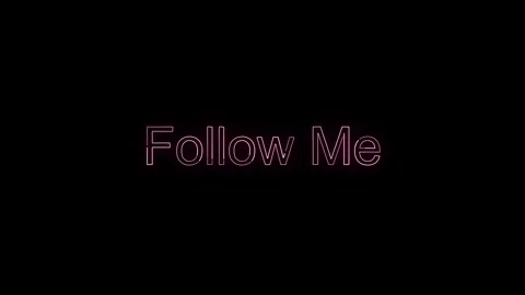 Follow Me Text effects 4k Animated. Stock Footage 306030405