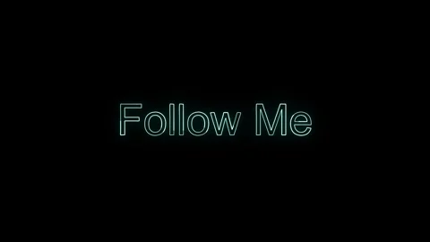 Follow Me Text effects 4k Animated. Stock Footage 306030411