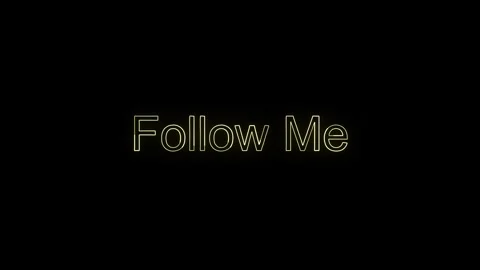 Follow Me Text effects 4k Animated. Stock Footage 306030412