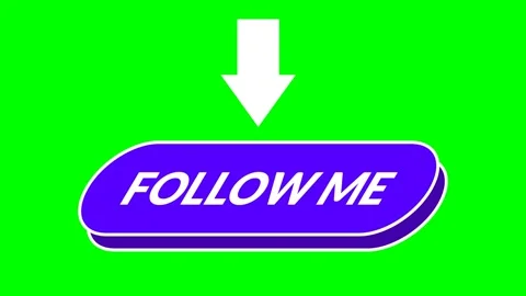 Follow me text Vídeo Stock 335576219