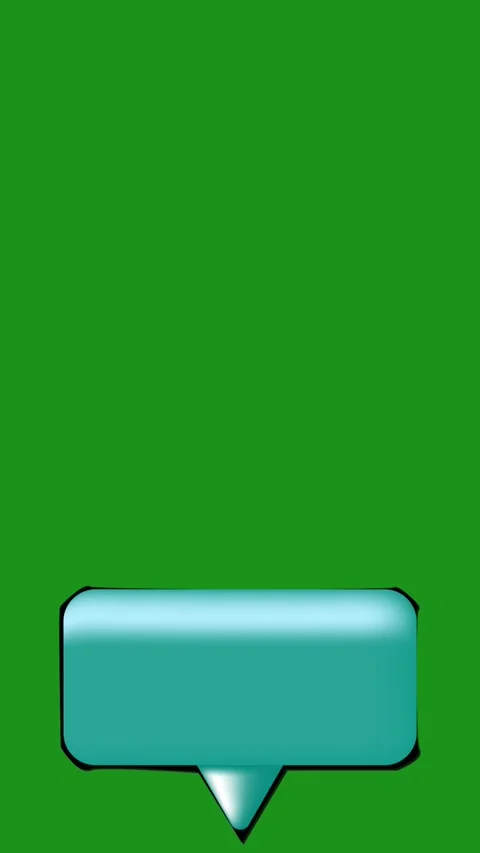 Follow For More Call To Action Speech Bubble Green Screen Stock Footage 340030830