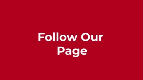 Follow Our Page 2D animation Stock Footage 225314136