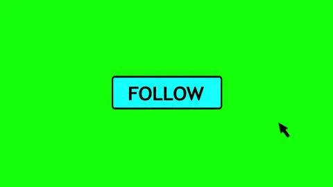 Follow the text on the button. Subscribe to the 3d render animation channel Stock Illustration