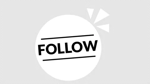 Follow text Vídeo Stock 335539729