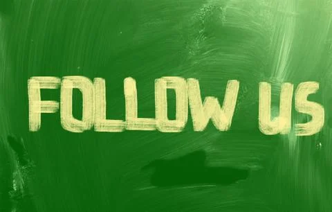 Follow us concept Stock Illustration