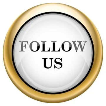 Follow us icon Stock Illustration