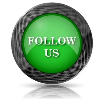 Follow us icon Stock Illustration