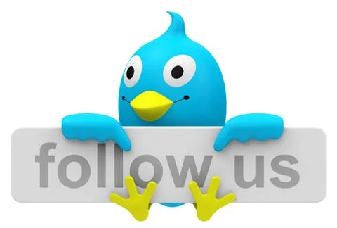 Follow us Stock Illustration