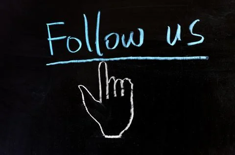 Follow us Stock Photos