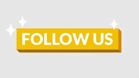 Follow us text Stock Footage 335539835