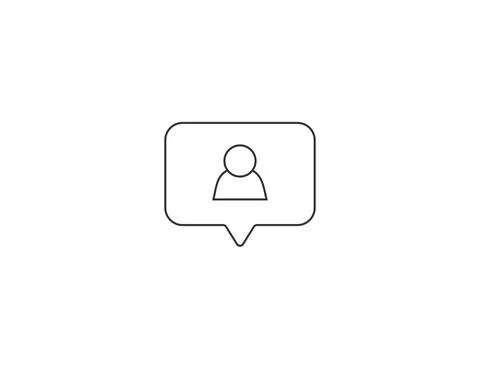 Follower button icon on white background. Vector illustration. Stock Illustration