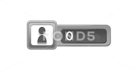 Follower icon with numbers 4k ~ Clip Art #159232503