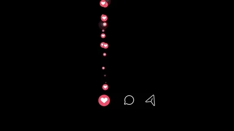 Follower like support reactions in social media animation Vídeo Stock 341841836