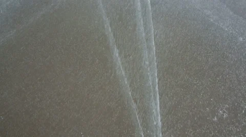 Following the cracks in the ice Stock Footage 37232122