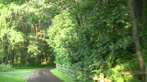 Following a curve Stock Footage 135474