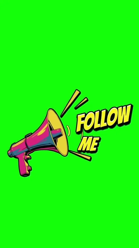 Following Green screen animation Stock Footage 296923976