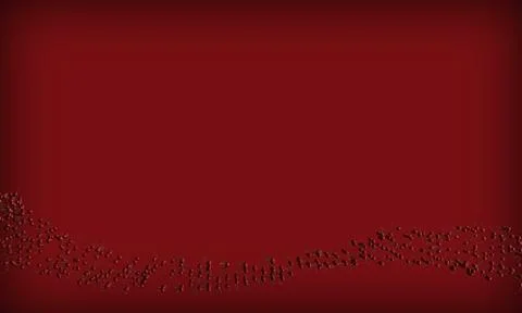 Following Hearth Red Backround Illustrazione stock
