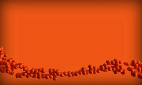 Following Orange Orange Backround Stock Illustration