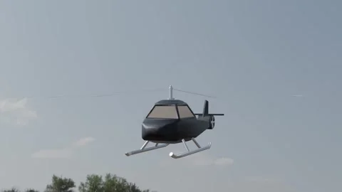 Following the trajectory of a helicopter in the sky. Stock Footage 330020430