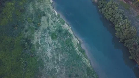 Following the tropical river Video stock 100757036