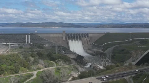 Folsom Dam Release Vídeos de archivo 236426604