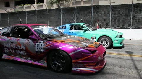 Fomula Drift 2011 04 Stock Footage 20471813