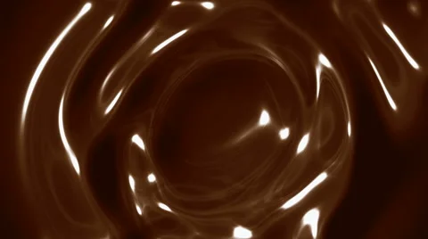 Fondue, Liquid chocolate whirlpool background Stock Footage