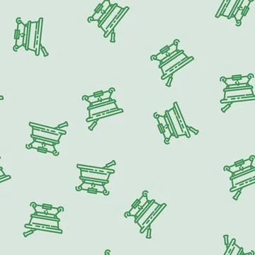 Fondue party winter line vector seamless pattern 库存插图