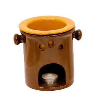 Fondue pot Stock Photos