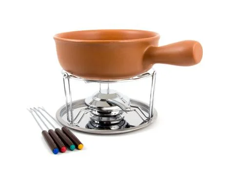 Fondue set Stock Photos
