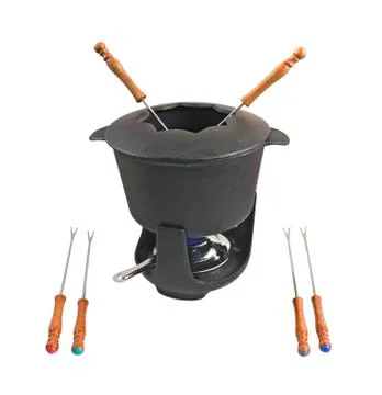 Fondue set Stock Photos