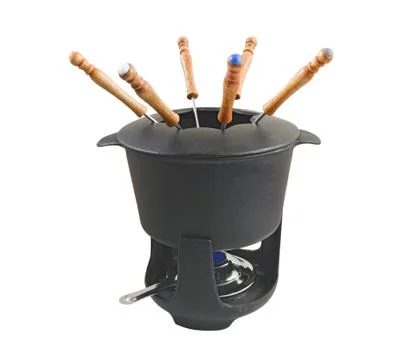 Fondue set Foto stock