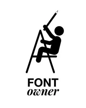 Font Creator Icon Stock Illustration