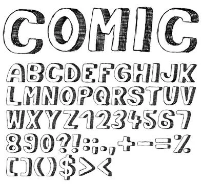 Font Stock Illustration