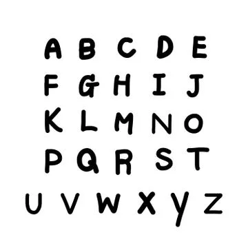 Font Illustrazione stock