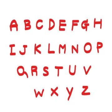 Font Stock Illustration