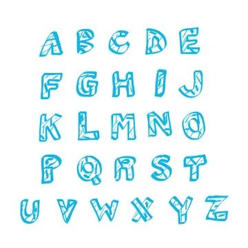 Font Stock Illustration