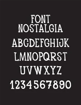 Font Stock Illustration