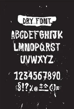 Font Stock-Illustration