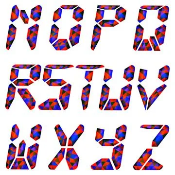 Font Illustrazione stock