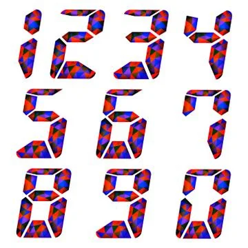 Font Illustrazione stock