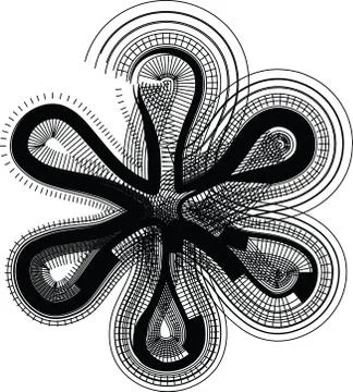 Font illustration Stock Illustration