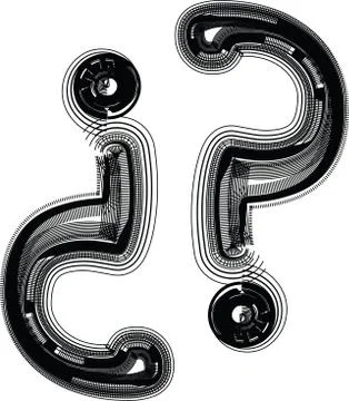 Font illustration Stock Illustration